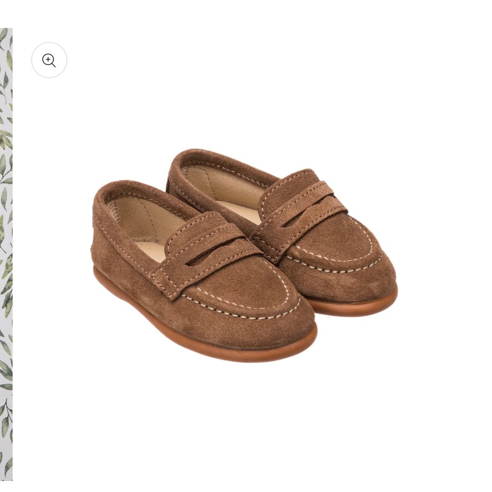 Elephantito Tan Kids Dress Loafers - Picture 7 of 10